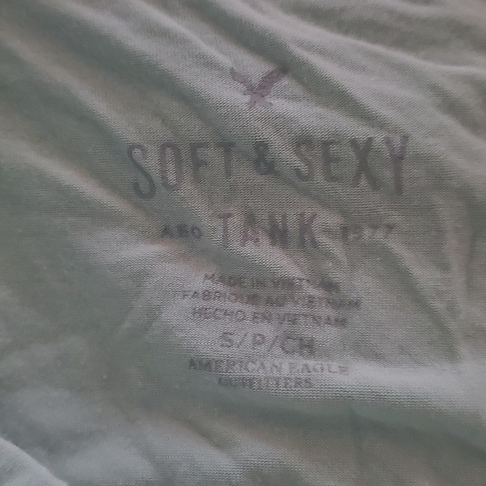 Aeo soft & sexy light blue tank small - Picture 4 of 5